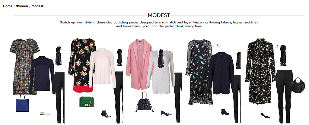 Marks and Spencer Modest Clothings