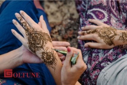 Henna tatoo 2021, eid al fitr 2021, goltune news, henna 