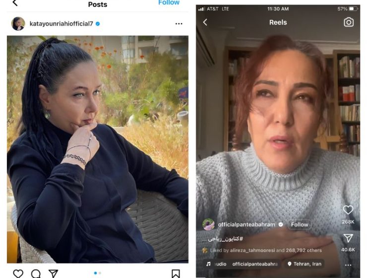 iranian actresses take off hijab