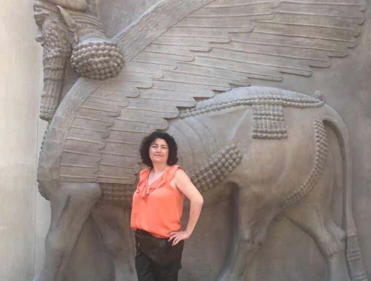 an iranian in the louvre