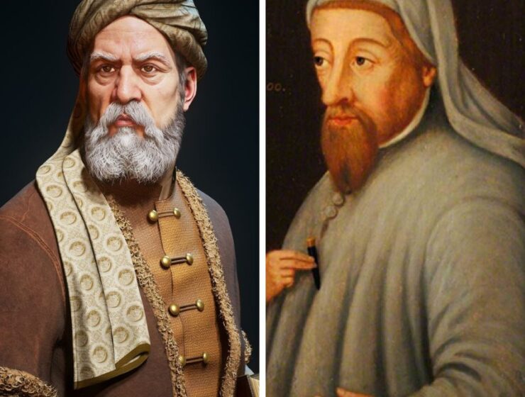 Geoffrey Chaucer, the father of English poetry, and Ferdowsi, the father of Persian language saved English and Persian literature.